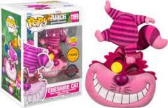 POP - DISNEY - ALICE IN WONDERLAND - CHESHIRE CAT - 1199 - LIMITEDI CHASE - GLOW IN THE DARK FLOCKED